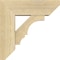 Ekena Millwork Balboa Slat Rough Sawn Bracket w/ Offset Brace, Douglas Fir, 6"W x 16"D x 16"H BKT0604X16X16BOA06RDF - alternate 2